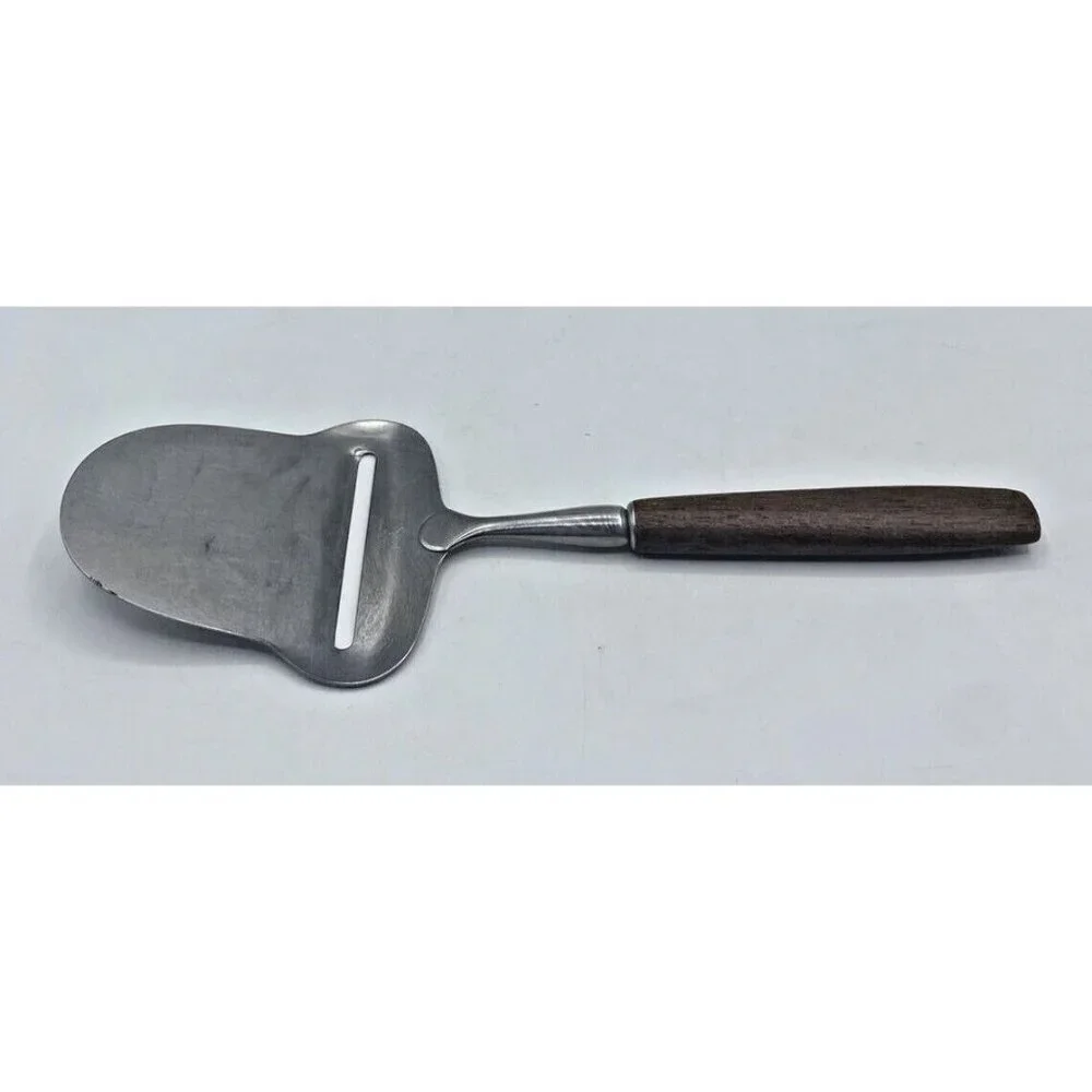 Vintage Spar MCM Cheese Plane Slicer Wooden Handle Stainless Steel 18/8 Norway